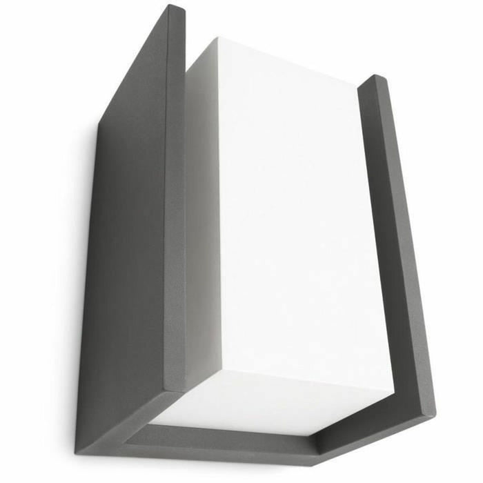 Lampă de perete Philips Bridge 970 Lm Antracit Gri închis Oțel inoxidabil Aluminiu 15 W E27