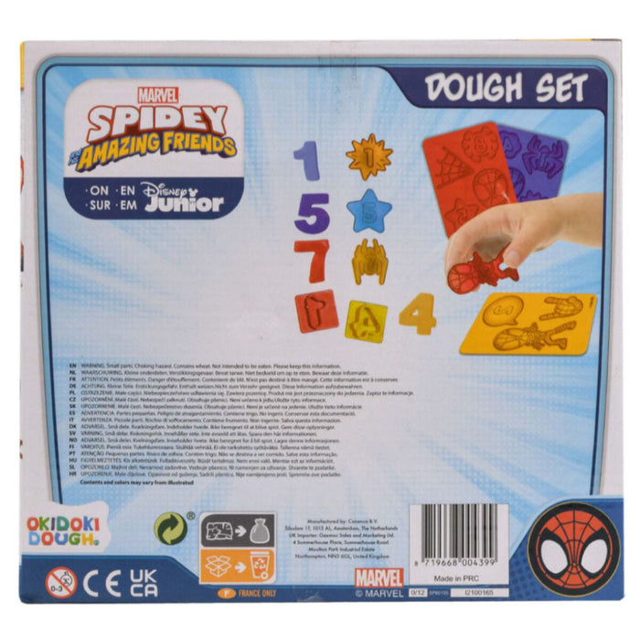 Set pentru Lucru Manual Spidey Matrițe pentru plastilină Plastilină