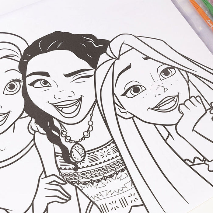 Cutie de Activități pentru Colorat Disney Princess 5 în 1
