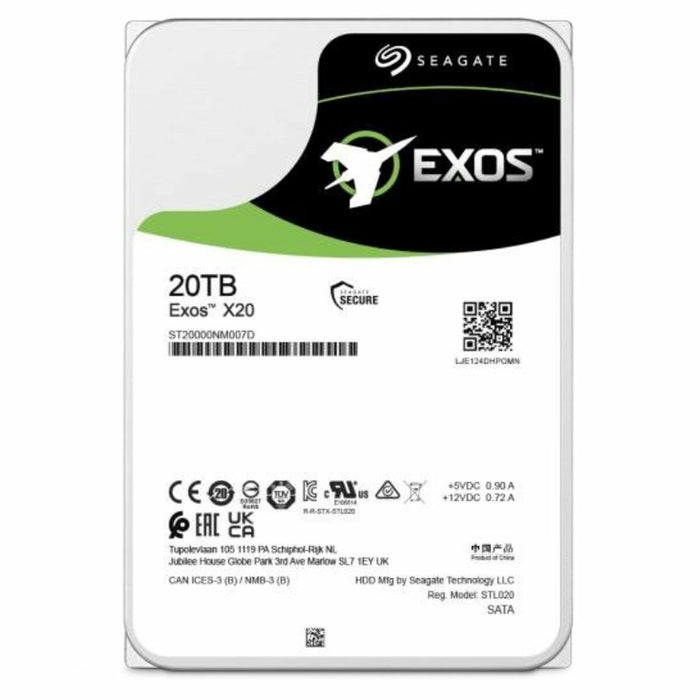 Hard Disk Seagate ST20000NM007D 3,5" 20 TB