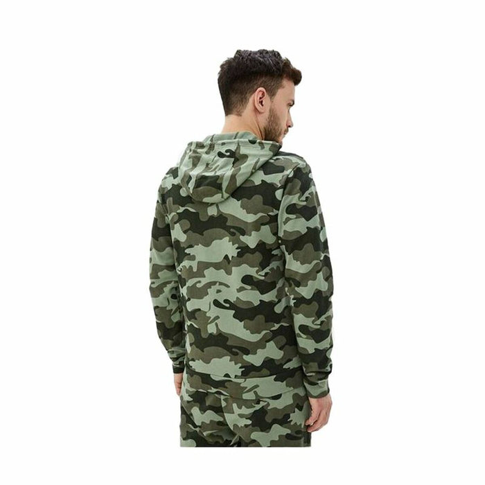Jachetă Sport de Bărbați Calvin Klein Full Zip Verde