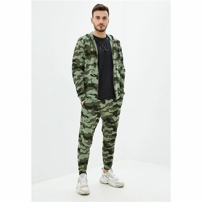 Jachetă Sport de Bărbați Calvin Klein Full Zip Verde