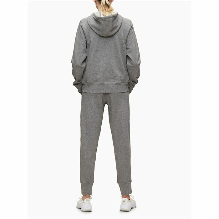 Jachetă Sport de Damă Calvin Klein Full Zip Gri închis