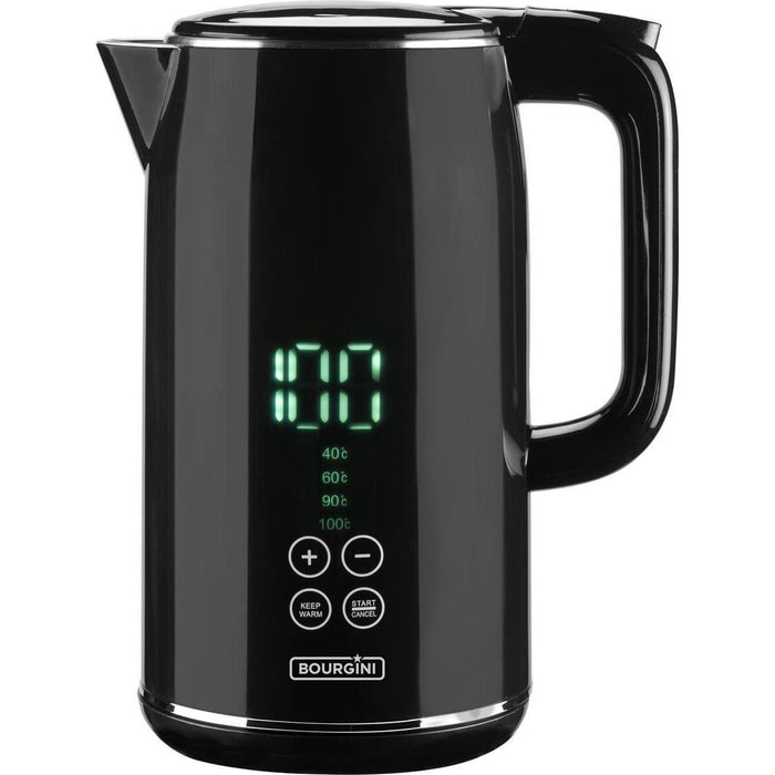 Fierbător Bourgini 235011 KETTLE 2200 W Negru 1,7 L