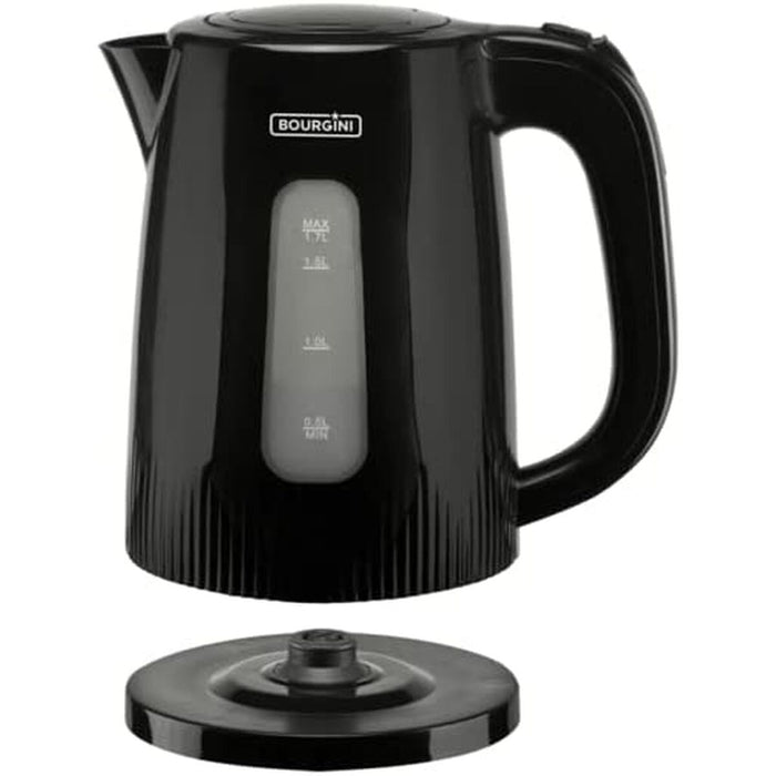Fierbător de Apă și Ceainic Electric Bourgini 230016 Negru 2200 W 1,7 L