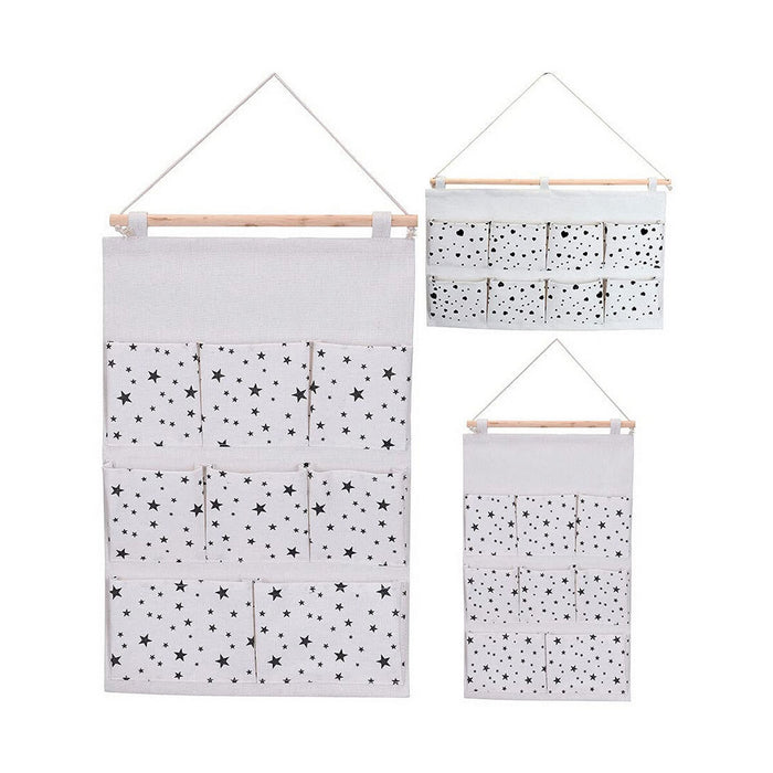 Organizatorul din pânză de agățat H&S 8 compartimente 53 x 35 x 5 cm Gri