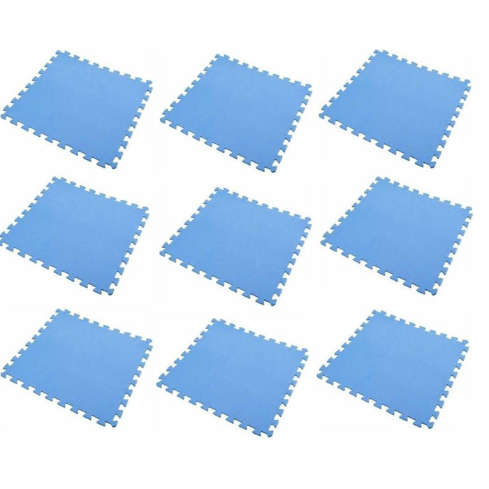 Protective flooring for removable swimming pools 50 x 50 cm (9 Unități)
