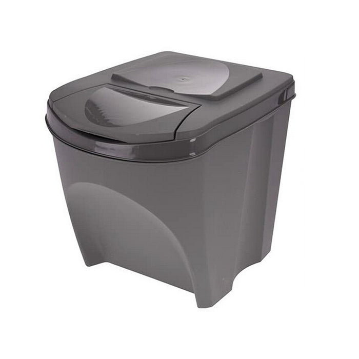 Găleată de gunoi pentru reciclare Sortibox Negru (3 x 25 l)