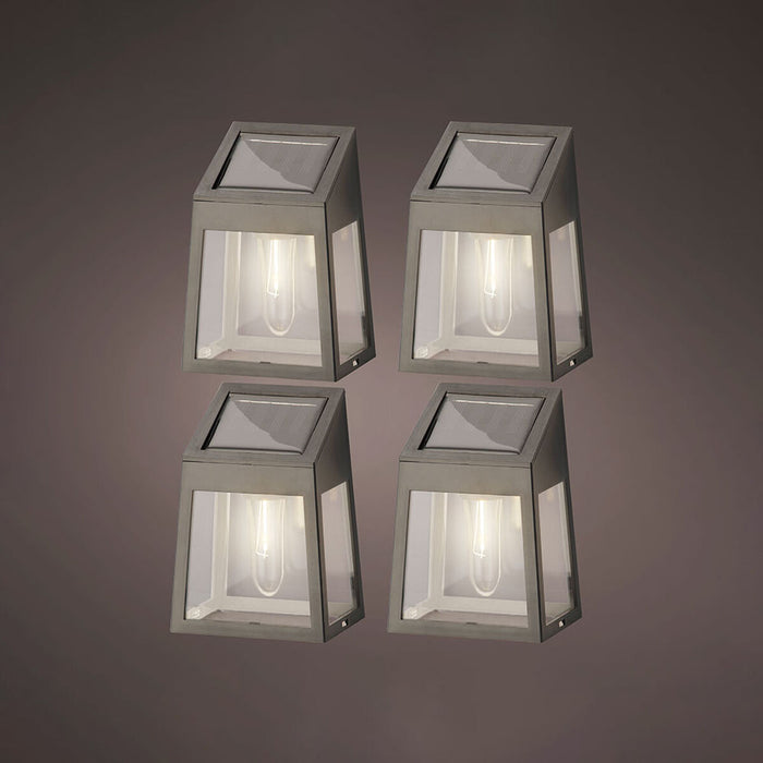 Lampă de perete Lumineo 898174 Solar Lumină LED 4 Unități 5 Lm
