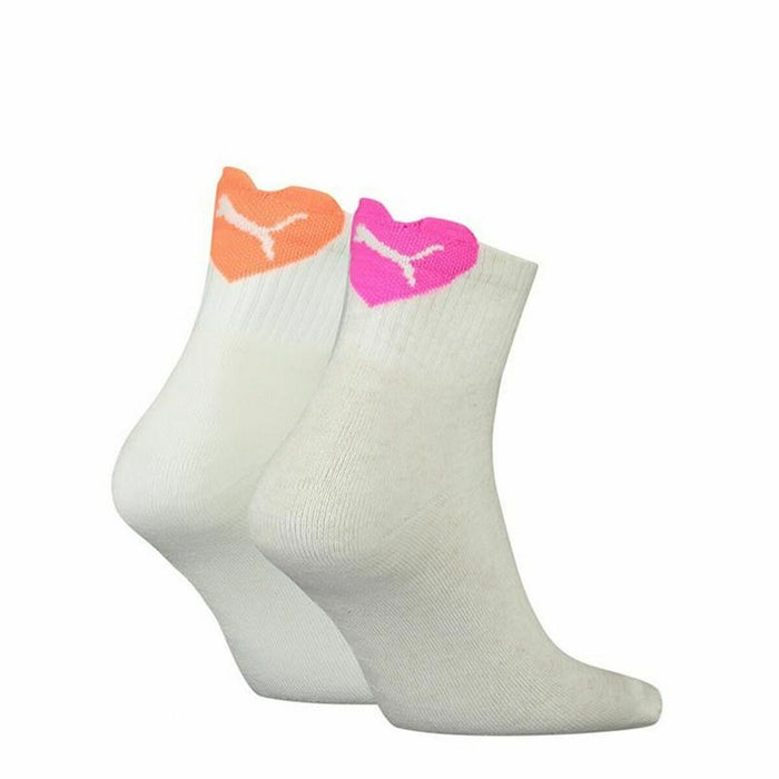 Șosete Sport Puma Heart Short Alb