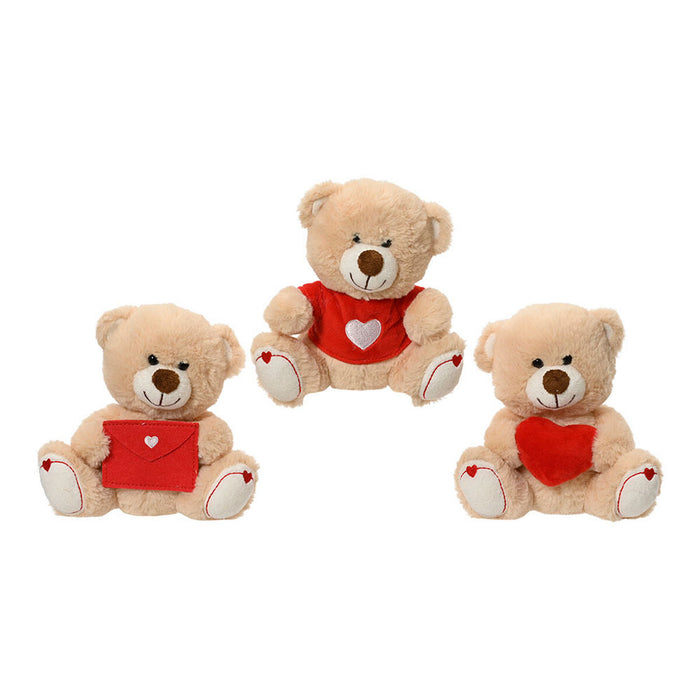 Urs de Pluș EDM 808762 Ziua Îndrăgostiților 15 cm