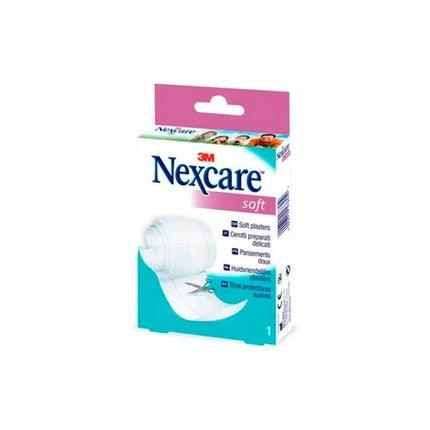 Bandaj medical Nexcare Soft, alb, 8 cm x 1 m
