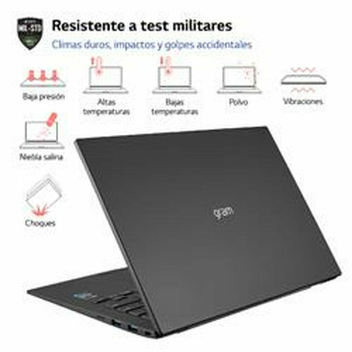Laptop LG 14Z90R 14" Intel Core i7-1360P 32 GB RAM 1 TB SSD Qwerty Spaniolă AZERTY