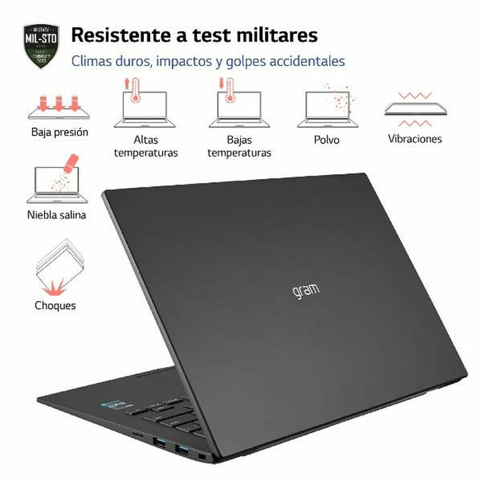 Laptop LG 14Z90R 14" Intel Core i7-1360P 32 GB RAM 1 TB SSD Qwerty Spaniolă AZERTY
