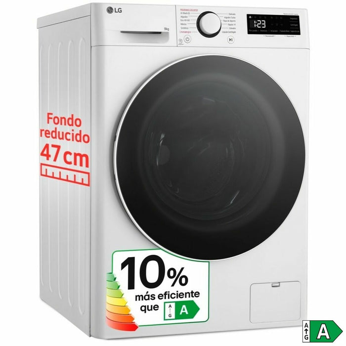 Mașină de spălat LG F2WR5S09A0W 60 cm 1200 rpm 9 kg