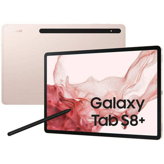 Tabletă Samsung Galaxy Tab S8+ WiFi SM-X800 12,4" Qualcomm Snapdragon 8 Gen 1 8 GB RAM 128 GB Roz