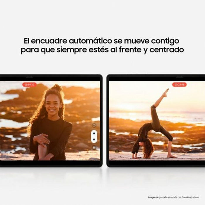 Tabletă Samsung Galaxy Tab S8 Plus 12,4'' 12,4" Qualcomm Snapdragon 8 Gen 1 8 GB RAM 128 GB Negru Argintiu