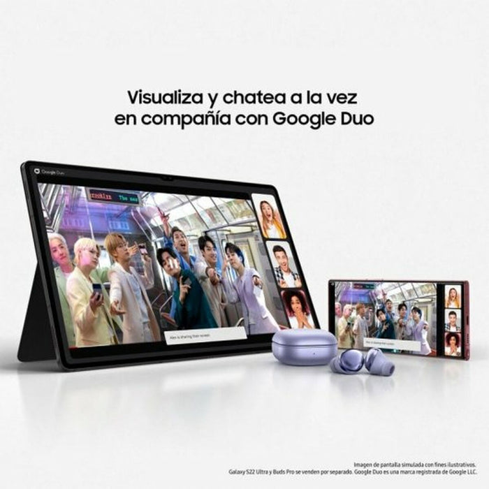 Tabletă Samsung Galaxy Tab S8 Plus 12,4'' 12,4" Qualcomm Snapdragon 8 Gen 1 8 GB RAM 128 GB Negru Argintiu