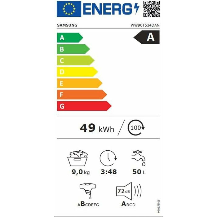 Mașină de spălat Samsung WW90T534DAN 60 cm 1400 rpm 9 kg