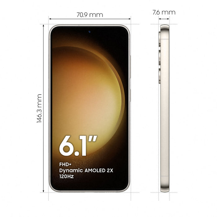 Smartphone Samsung SM-S911B Crem 8 GB RAM 6,1" 128 GB