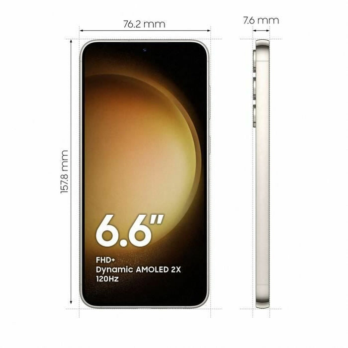 Smartphone Samsung Galaxy S23+ Crem 6,6" 8 GB RAM 512 GB