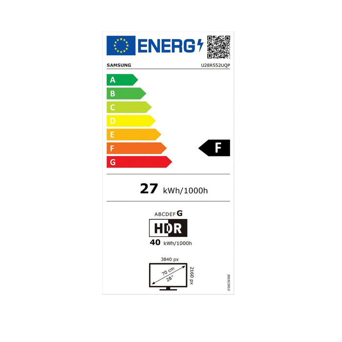 Monitor Samsung U28R550UQP 4K 4K Ultra HD 28"