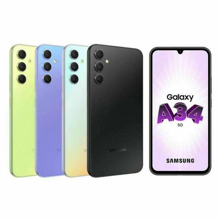 Smartphone Samsung A34 5G 128 GB Argintiu 6 GB RAM 128 GB