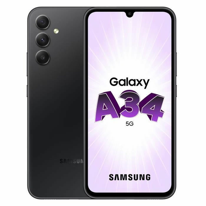 Smartphone Samsung A34 5G Gri 128 GB 6 GB RAM
