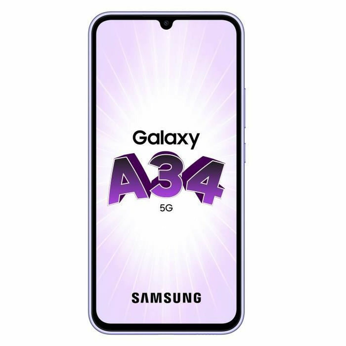 Smartphone Samsung A34 5G 6,6" 128 GB Mov Violet 128 GB 6 GB RAM