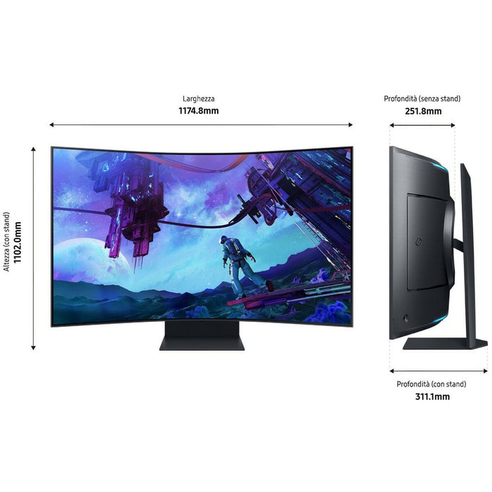 Monitor Samsung Odyssey S55CG970NU 55" 4K Ultra HD 165 Hz