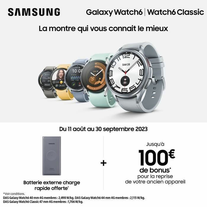 Smartwatch Samsung Negru 1,3" 43 mm