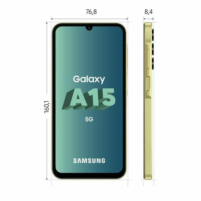 Smartphone Samsung A15 4 GB RAM 128 GB Galben