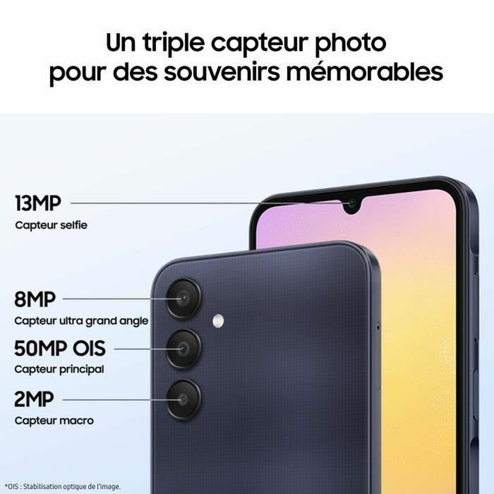 Smartphone Samsung A25 5G YELOWW 128 GB
