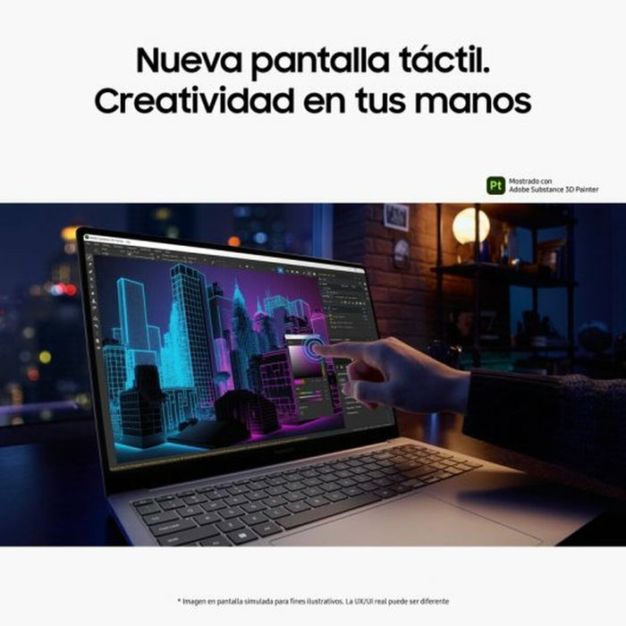 Laptop Samsung Galaxy Book4 Ultra NP960XGL-XG1ES 16" Intel Evo Core Ultra 7 155H 16 GB RAM 1 TB SSD Nvidia Geforce RTX 4050