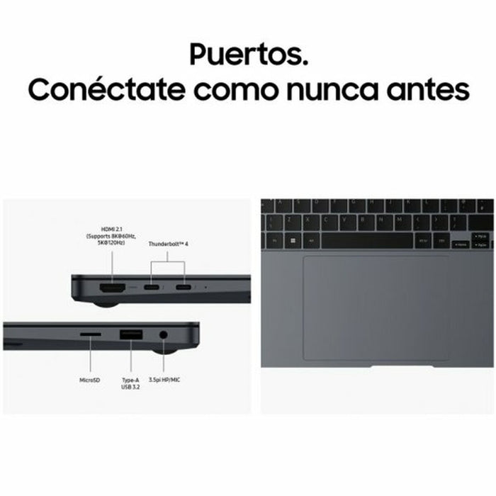 Laptop Samsung Galaxy Book4 Ultra NP960XGL-XG1ES 16" Intel Evo Core Ultra 7 155H 16 GB RAM 1 TB SSD Nvidia Geforce RTX 4050