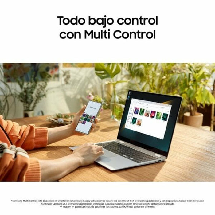 Laptop Samsung  Galaxy Book4 Pro 360 NP960QGK-KG2ES 16" Intel Evo Core Ultra 7 155H 16 GB RAM 1 TB SSD