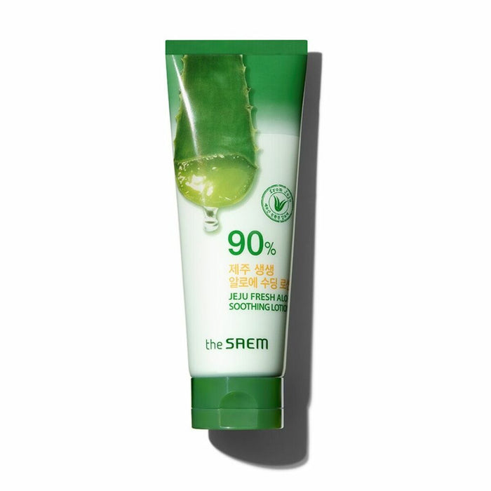 Loțiune calmantă The Saem Jeju Fresh Aloe 90% (250 ml)