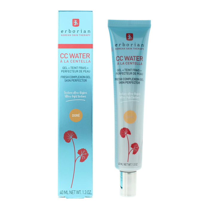 Cremă CC Erborian CC Water, iluminatoare, nuanța Dore, 40 ml
