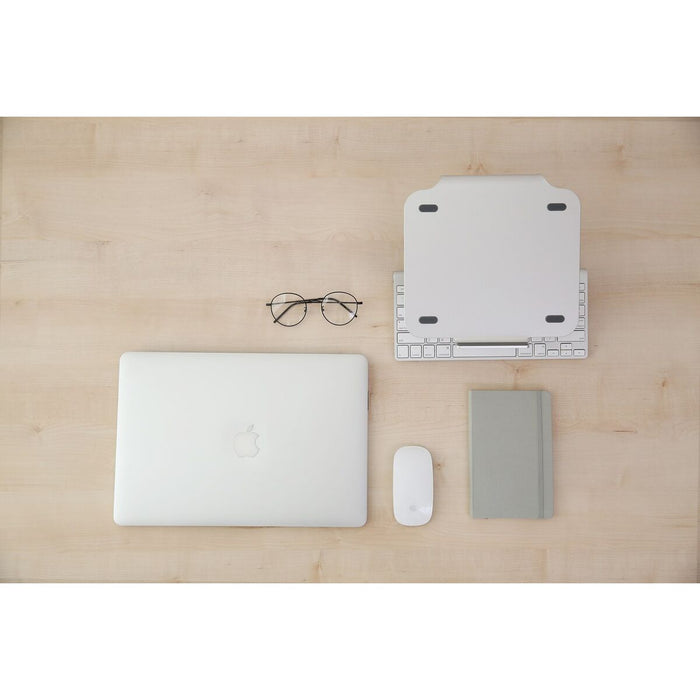 Suport pentru Laptop Pout POUT-01001S Nailon Silicon Aluminiu