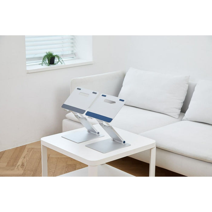 Suport pentru Laptop Pout POUT-02701SG Silicon Aluminiu 26,5 x 40 x 27 cm