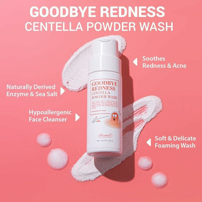 Produs pentru Curățarea Feței Benton Goodbye Redness Centella 80 g Sub formă de pudră