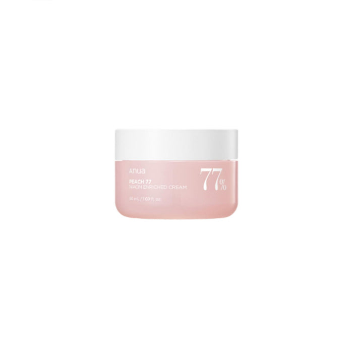 Cremă de față Anua Peach 77 Niacin Enriched Cream, hidratantă, cu niacinamidă, 50 ml