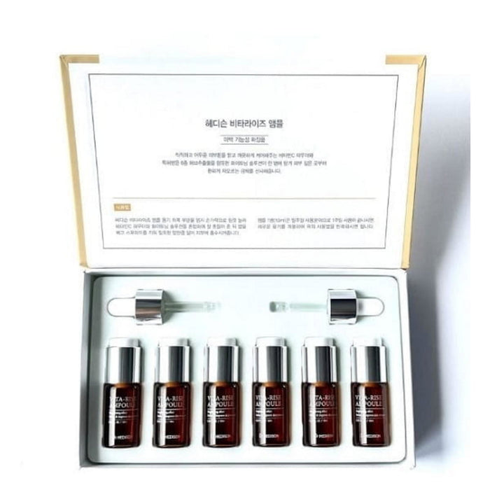 Set ser pentru față Dr. Hedison Vita Bright Luminare, pentru hiperpigmentare, 6 fiole, 60 ml