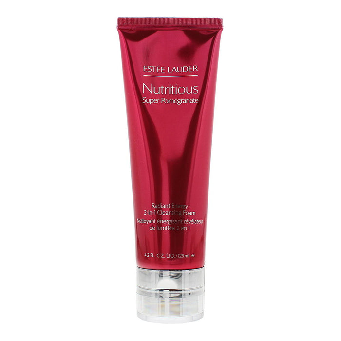 Spumă de curățare Estee Lauder Nutritious Super-Pomegranate, 2 în 1, pentru strălucire, 125 ml
