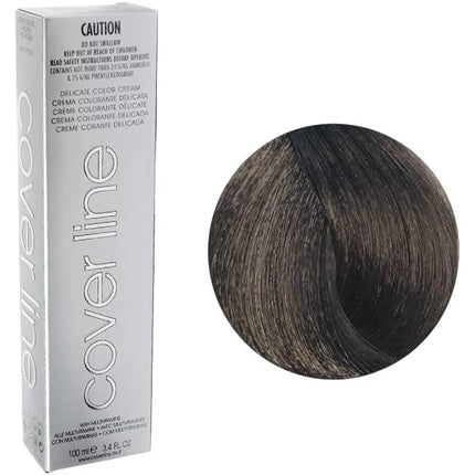 Colorant de păr permanent Cover Line Delicate Hair Color 100ml Gri Mediu