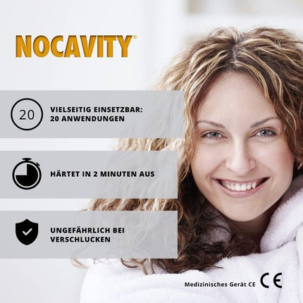 Ciment Dentar, Nocavity, Set Umplere Temporară, Bej