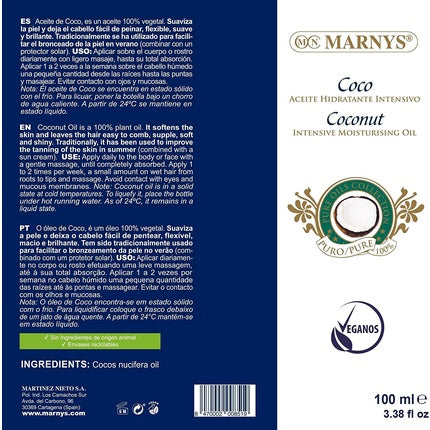 Ulei de cocos Marnys 100ml