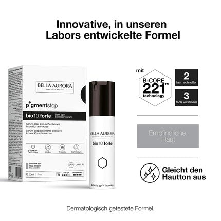 Cremă Anti-Pigment Bella Aurora Bio 10 Forte 30 ml