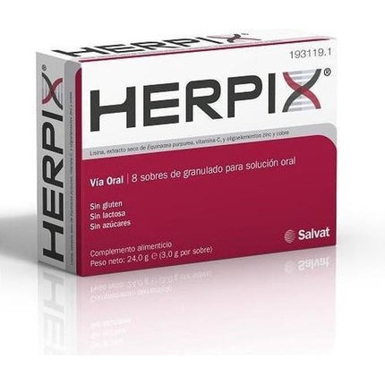 Supliment Alimentar Herpix, 8 Plicuri, Fără Gluten