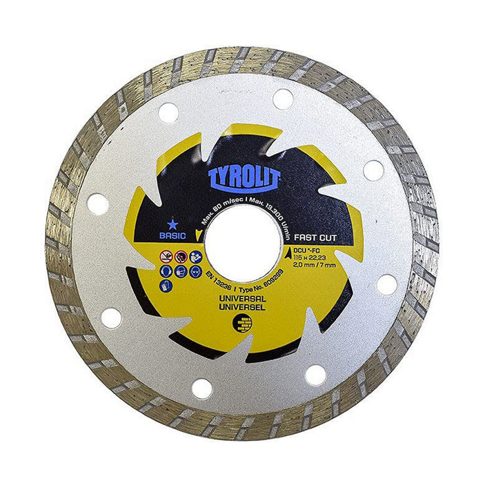 Disc de tăiere Tyrolit 115 x 2 x 22,23 mm